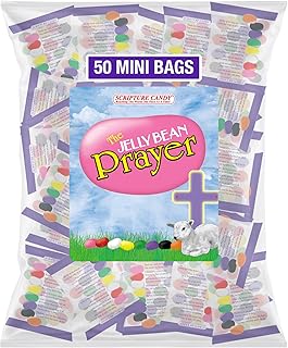 Scripture Candy, The Jelly Bean Prayer Spring Themed Bag, 50 Count