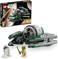 Vista 1 de LEGO Star Wars: The Clone Wars Yoda’s Jedi Starfighter 75360 Star Wars Figura Coleccionable para Niños con Figura del Maestro Yoda con Sable Láser