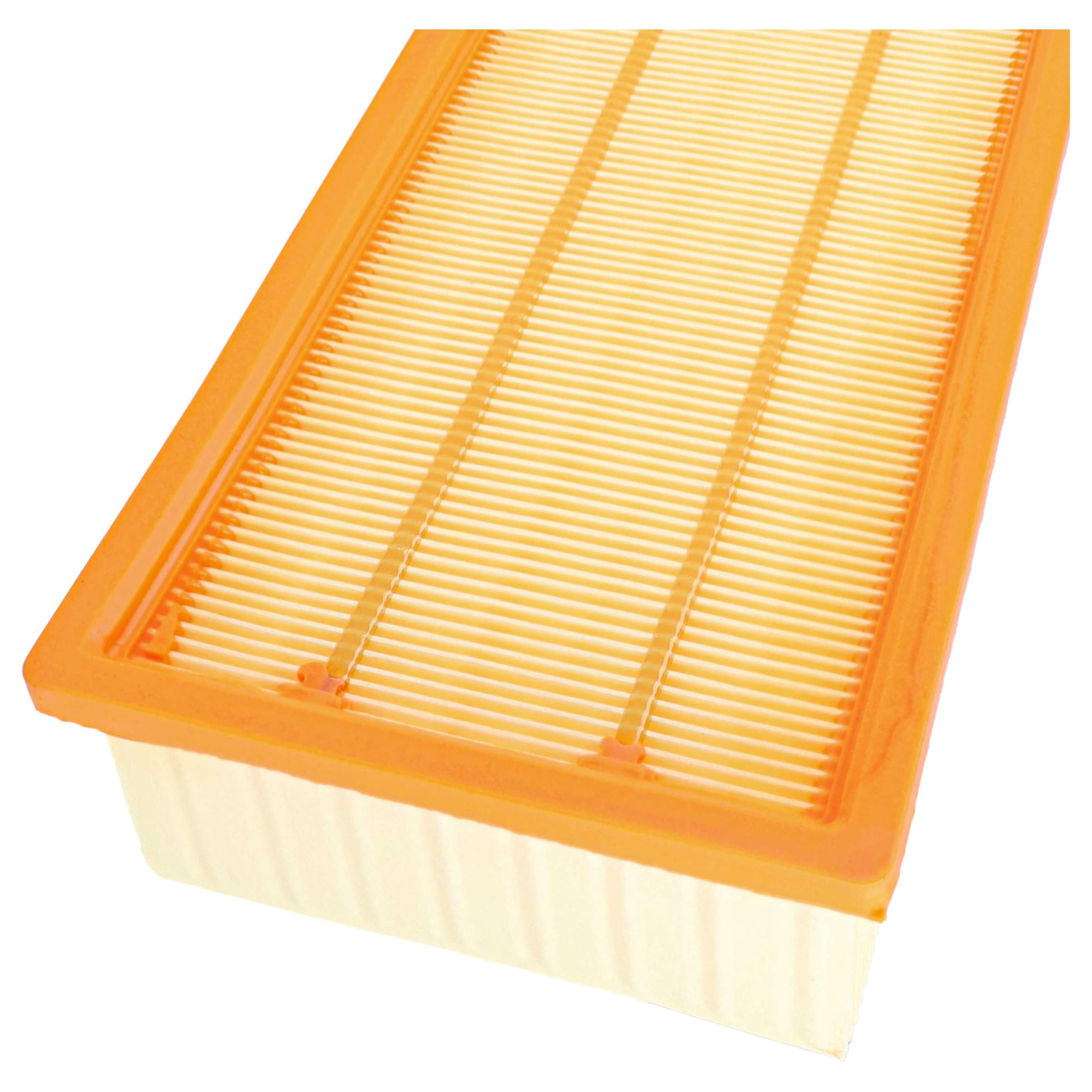 vhbw 5x F7 Flat plisowany filtr zastępuje Kärcher 6.907-276.0, 6.904-095.0, 6.904-283.0, 6.904-283 do odkurzacza - element filtrujący