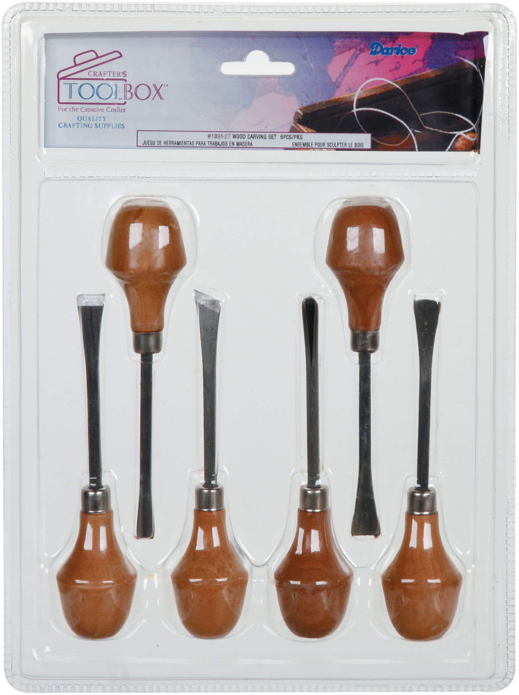 Darice Ball Handles, One Size, Brown