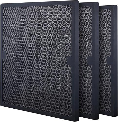 VEVOR Filtros de carbón activo, paquete de 3, repuesto de filtro de aire de 16 x 19 pulgadas, filtros de etapa 2 de alta eficiencia compatibles con