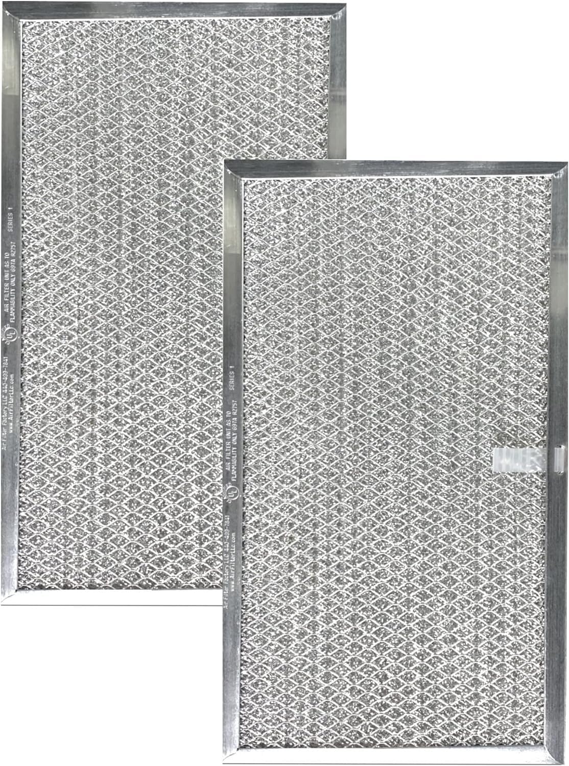 (2 PACK) Compatible Replacement for BROAN 97007893 99010159 Range Hood Aluminum Grease Filters