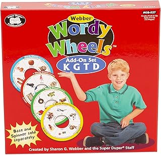Super Duper Publications | WebberÂ® Wordy WheelsÂ® Articulation and Language Game Add-On Set (K, G, T and D Sounds) | Educational Resource for Children â€¦