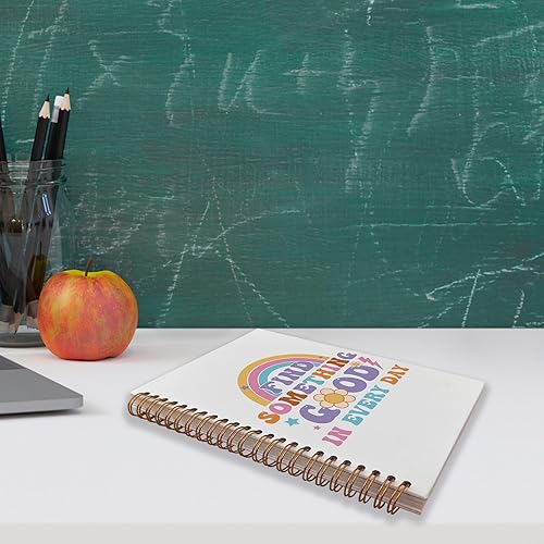 Miniatura 9 de VNWEK Cuaderno floral, cuadernos inspiradores, cuadernos bonitos, diario floral, cuadernos para mujeres y niñas, cuaderno en espiral Be Kind to