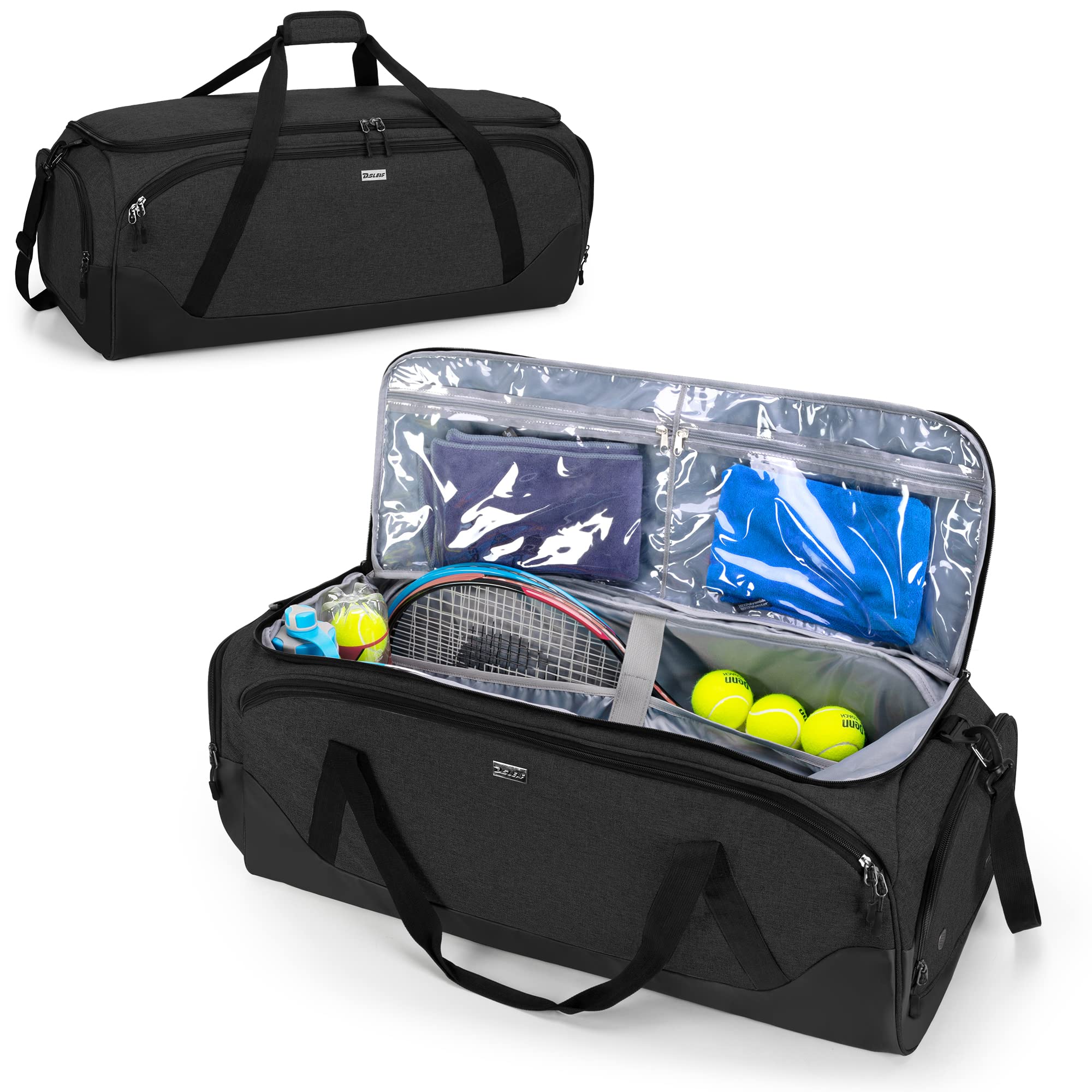 Buy DSLEAF Tennis Racket Bag Holds 8 Rackets, Tennis Duffle Bag with