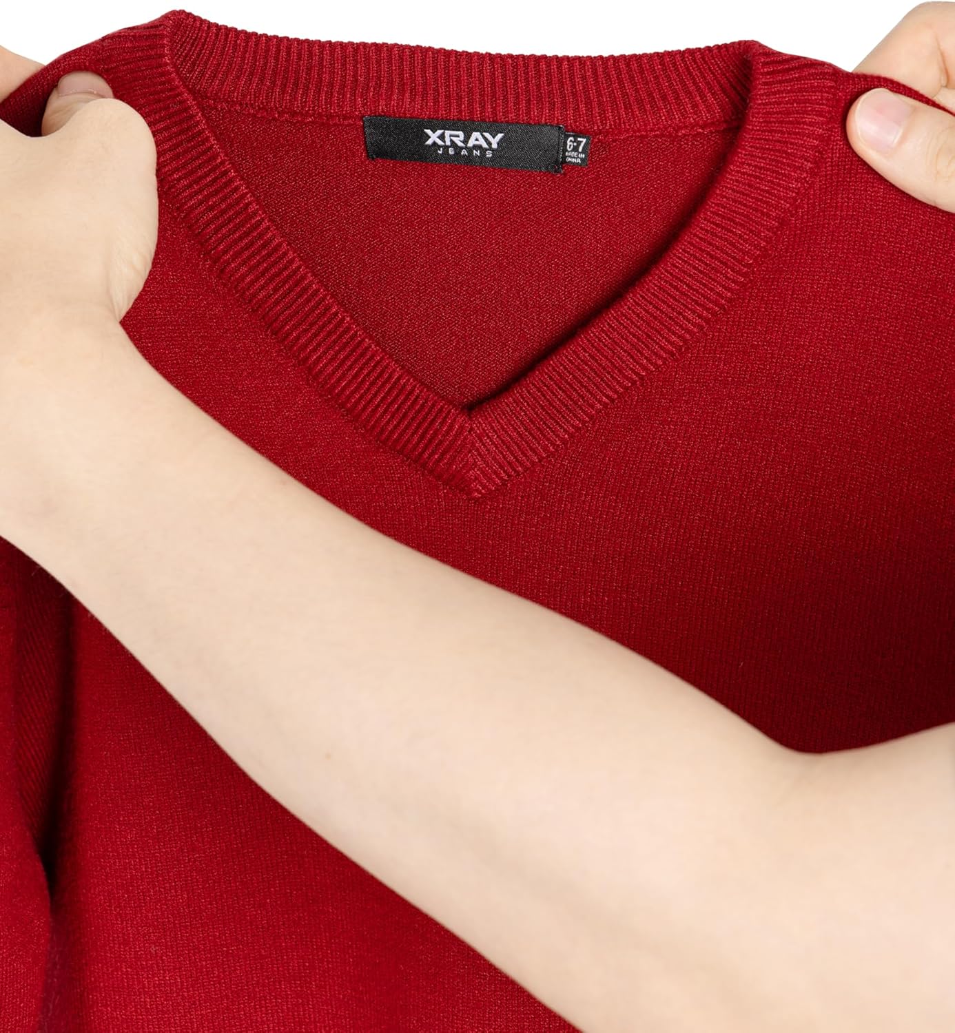 X RAY Boys School Uniform Sweater V-Neck (XS - XXL), Big Boys' & Little Kids Youth Long Sleeve V Neck Pullover Sweater - Image 4