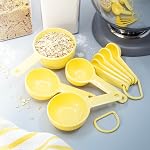 KitchenAid - Measuring Cups & Spoons Set, Heat-Resistant, Nested Design for Compact Storage, Universal Kitchen Tools for Precise Cooking (9-Piece, Butter Yellow)