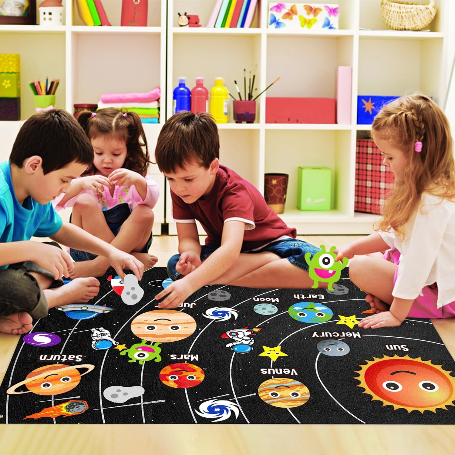 Sonnensystem Spielzeug Für Kinder 3-8 Jahre - Motorisiertes Planeten-Modell, Montessori Lernspielzeug