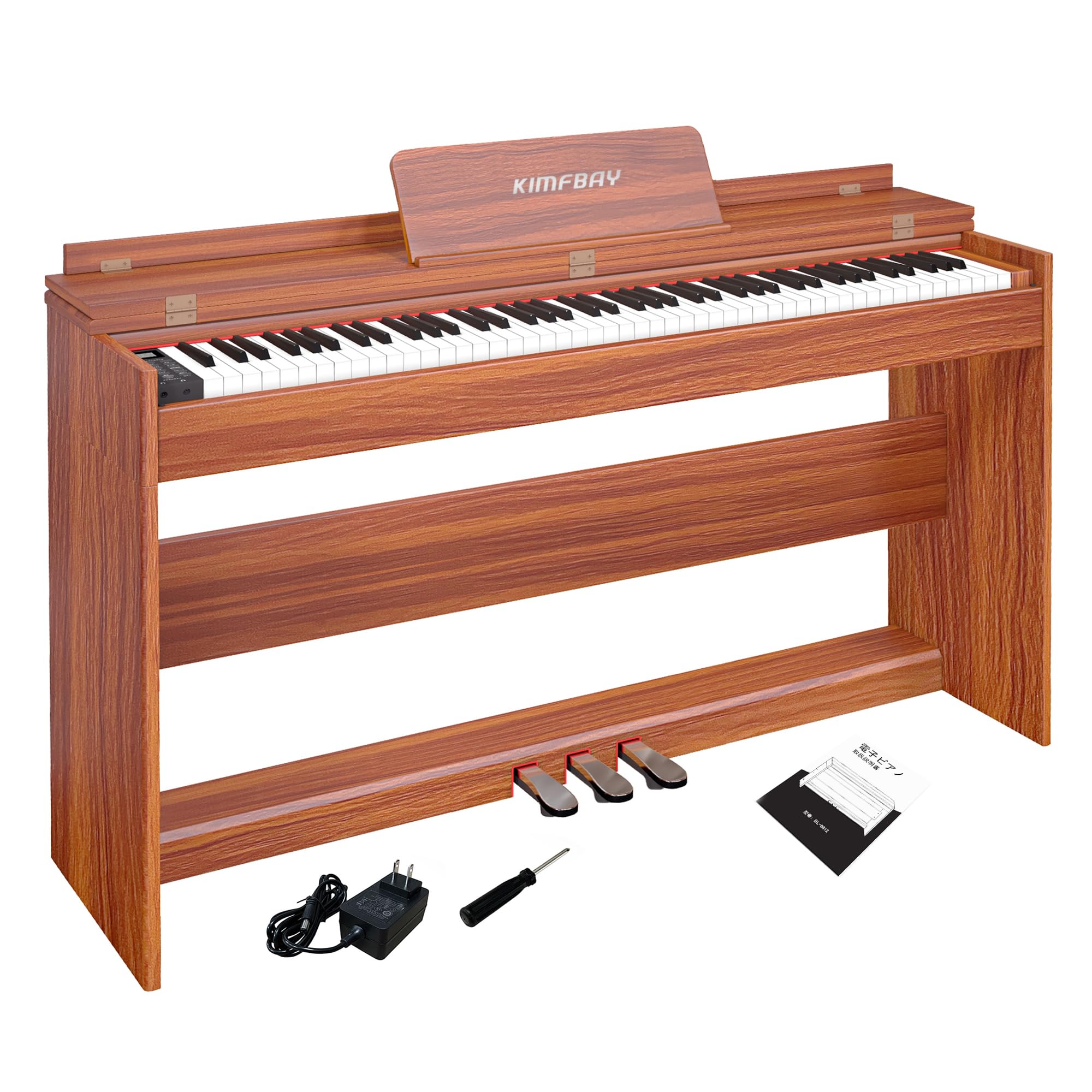鍵盤楽器 KIMFBAY BL-8813 Amazon | KIMFBAY 電子ピアノ 88鍵盤 ハンマーアクション鍵盤