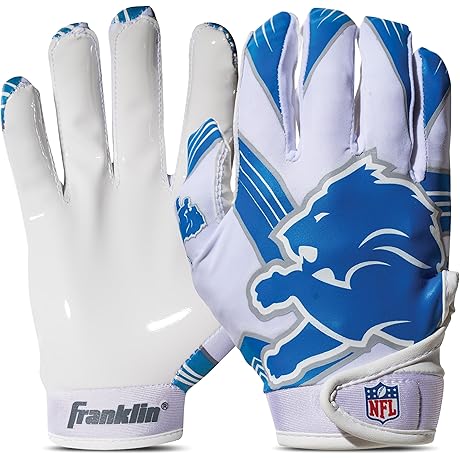 Detroit Lions Youth Football Receiver Gloves: Elevate Your Young Gridiron Star's Game