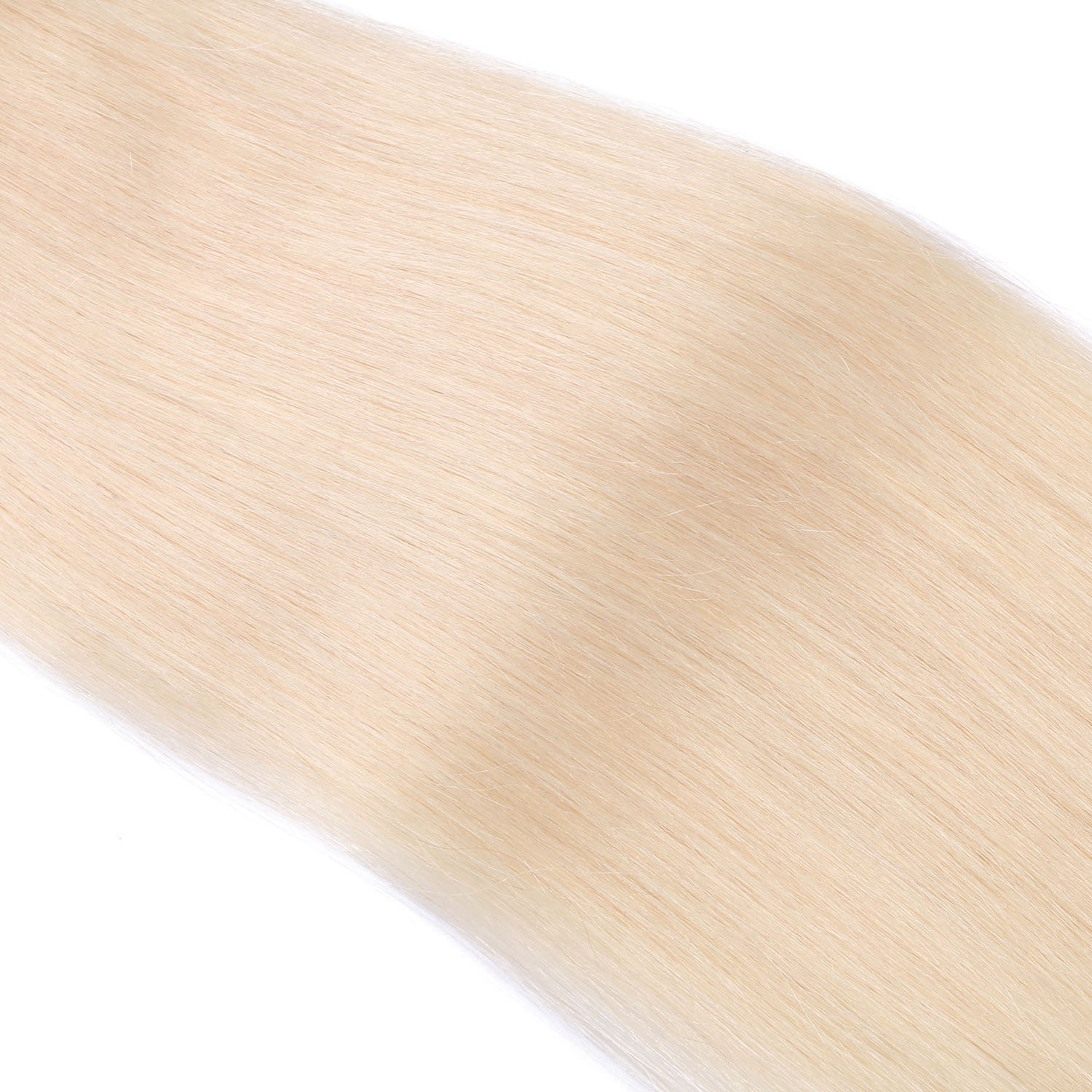 Keratin Bonding - # 60 - WEISSBLOND - 60cm - 50 Strähnen - 1g - 100% Remy Echthaar Haarverlängerung U-Tip Extentions by NOVON Hair Extensions mit sehr hoher Qualität