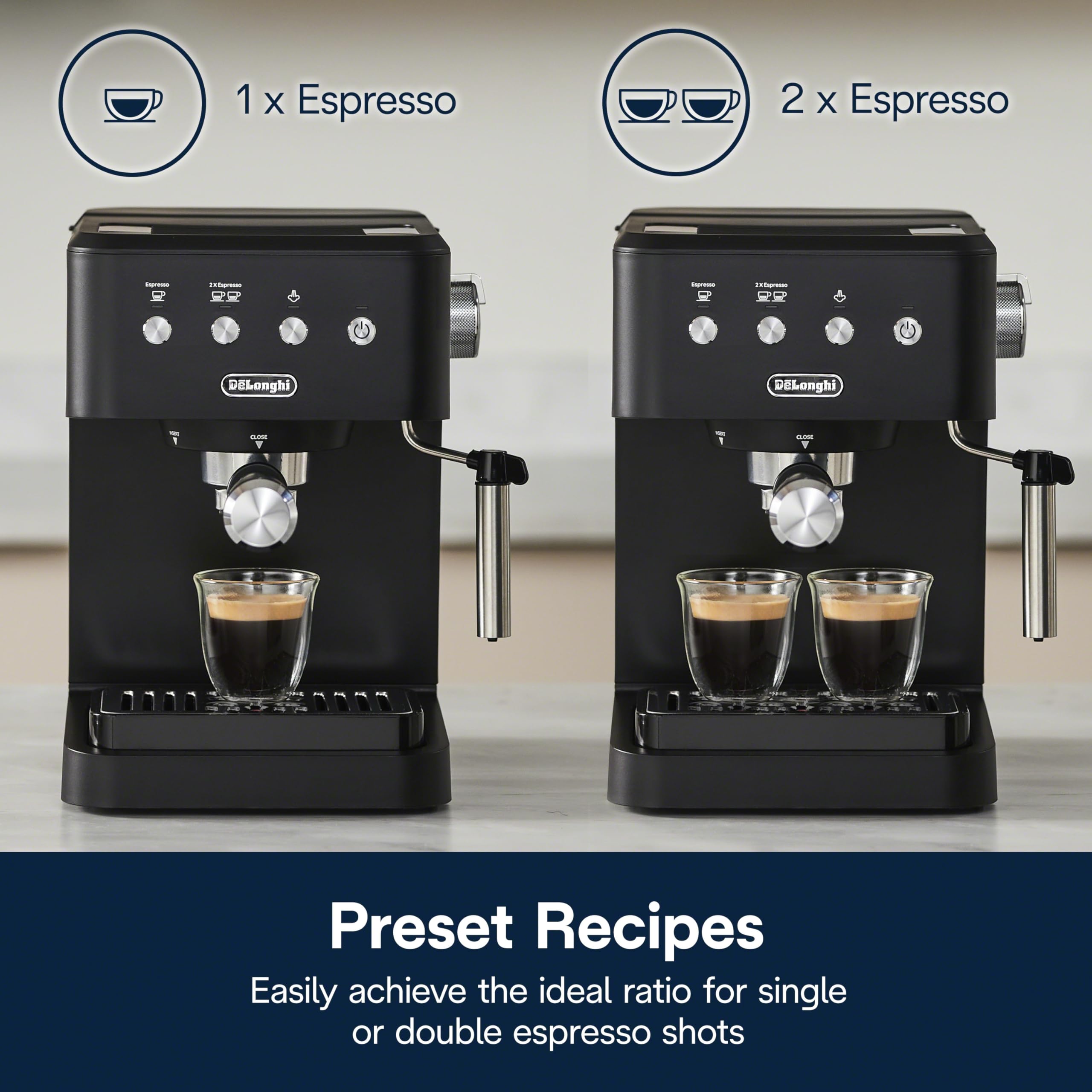 Amazon.co.jp: De'Longhi Classic Matte Black Espresso Massey | 世界
