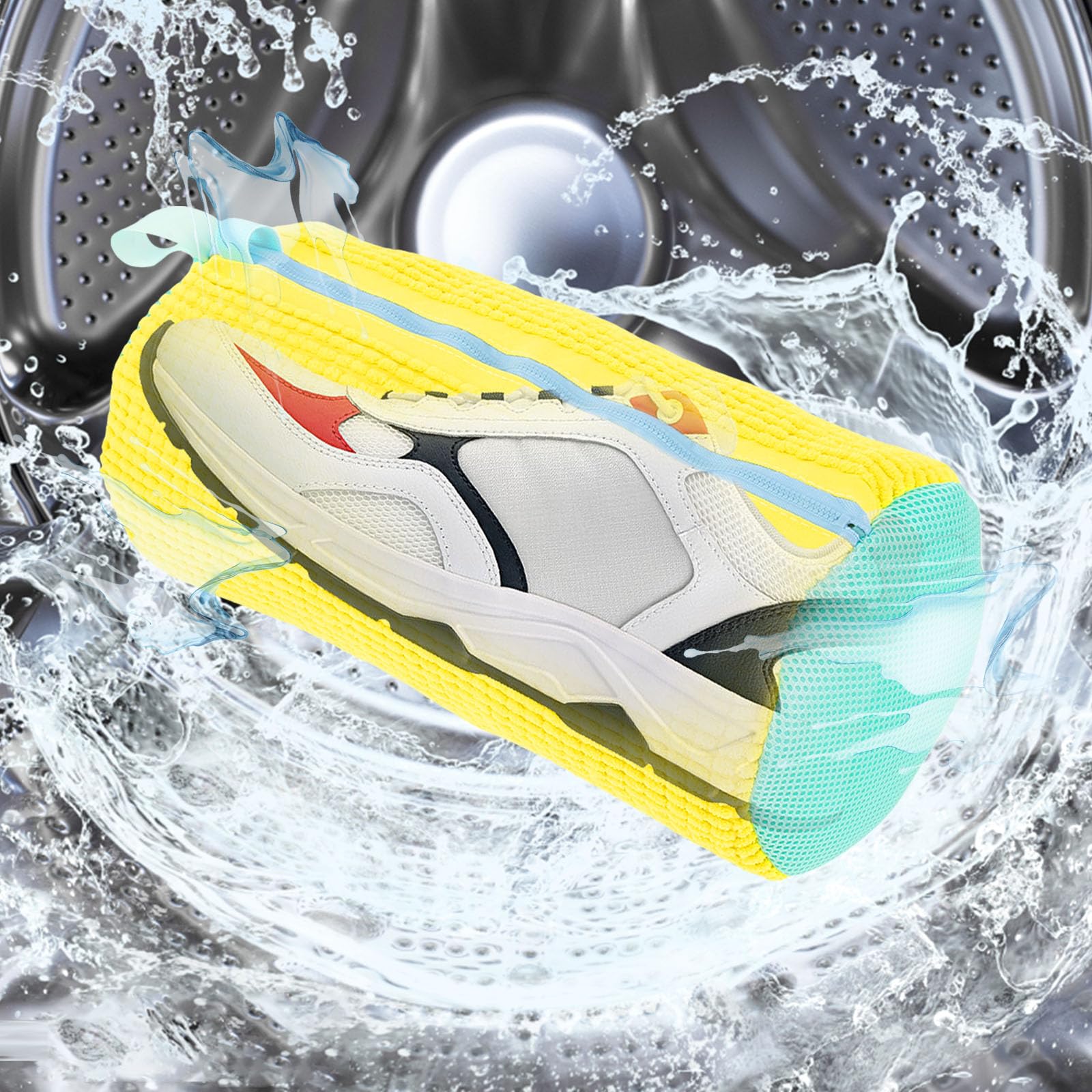 Ecooe 2 Stück Wäschenetz Wäschesack Für Schuhe Sneaker Multi