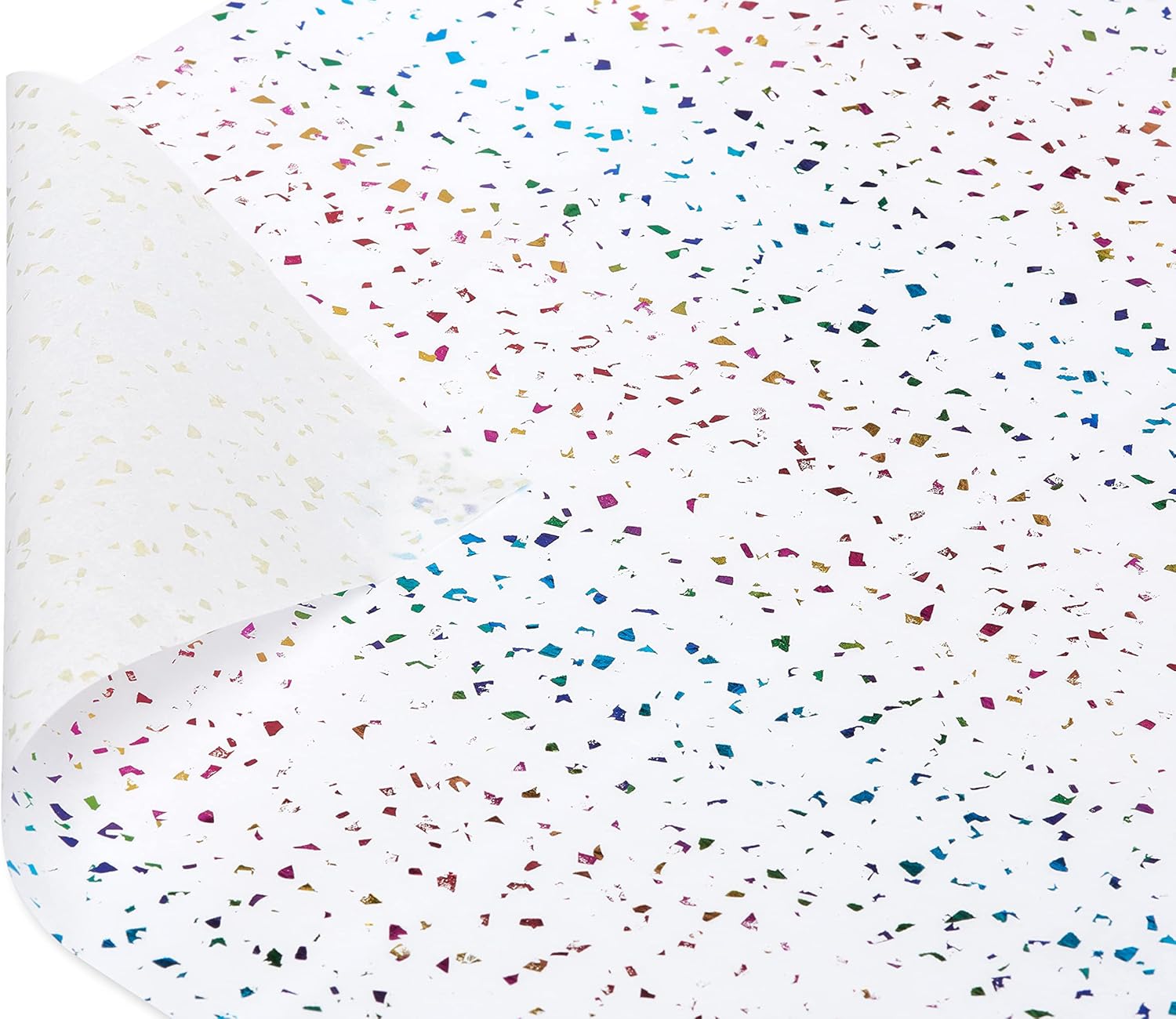 Papyrus Rainbow Confetti Tissue Paper for Birthdays, Baby Showers, Bridal Showers, Weddings, and All Occasions (4 Sheets) : Everything Else