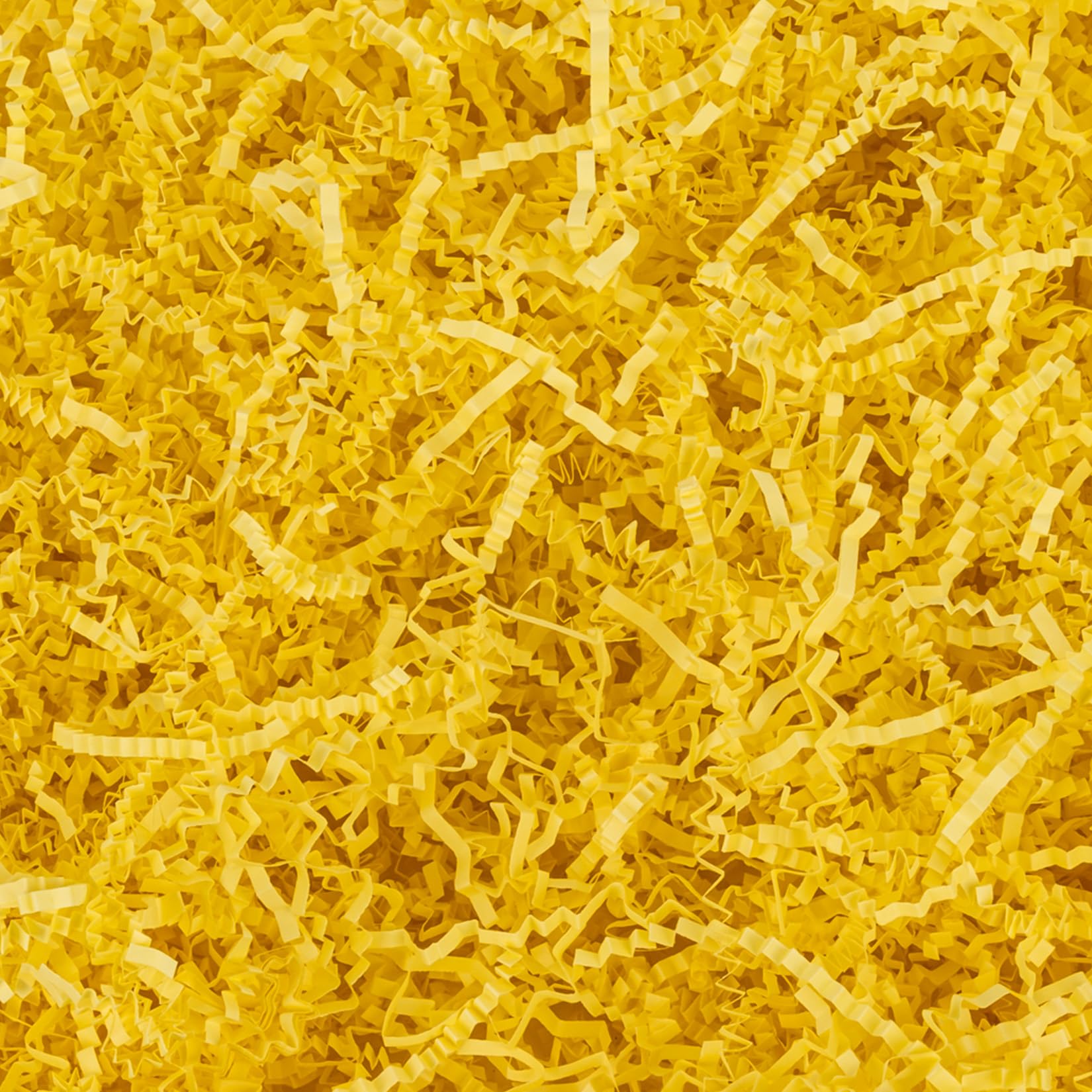 Sukh Yellow Crinkle Paper Filler - Shredded Paper, Gift Basket &amp; Box Wrap
