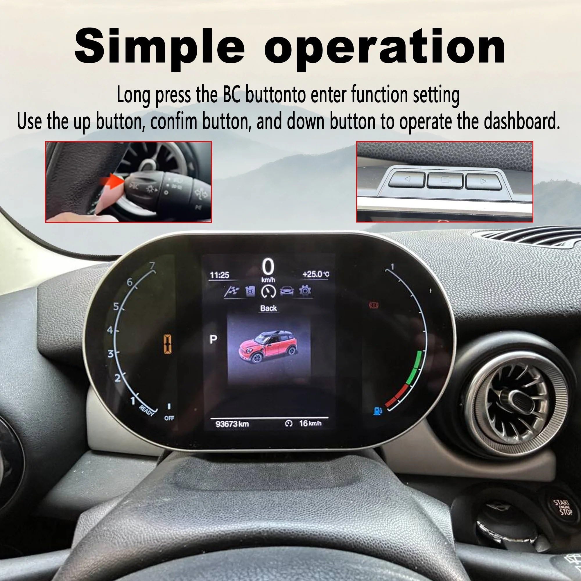 Pantalla para Coche para BMW Serie F F54 F55 F56