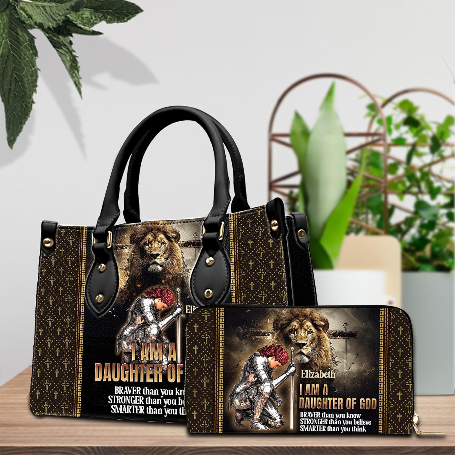 Personalized Christian Leather Handbag For Women, Bible Purse, Religious Bags Christian Gift For Women Her, Jesus Bag - Image 7