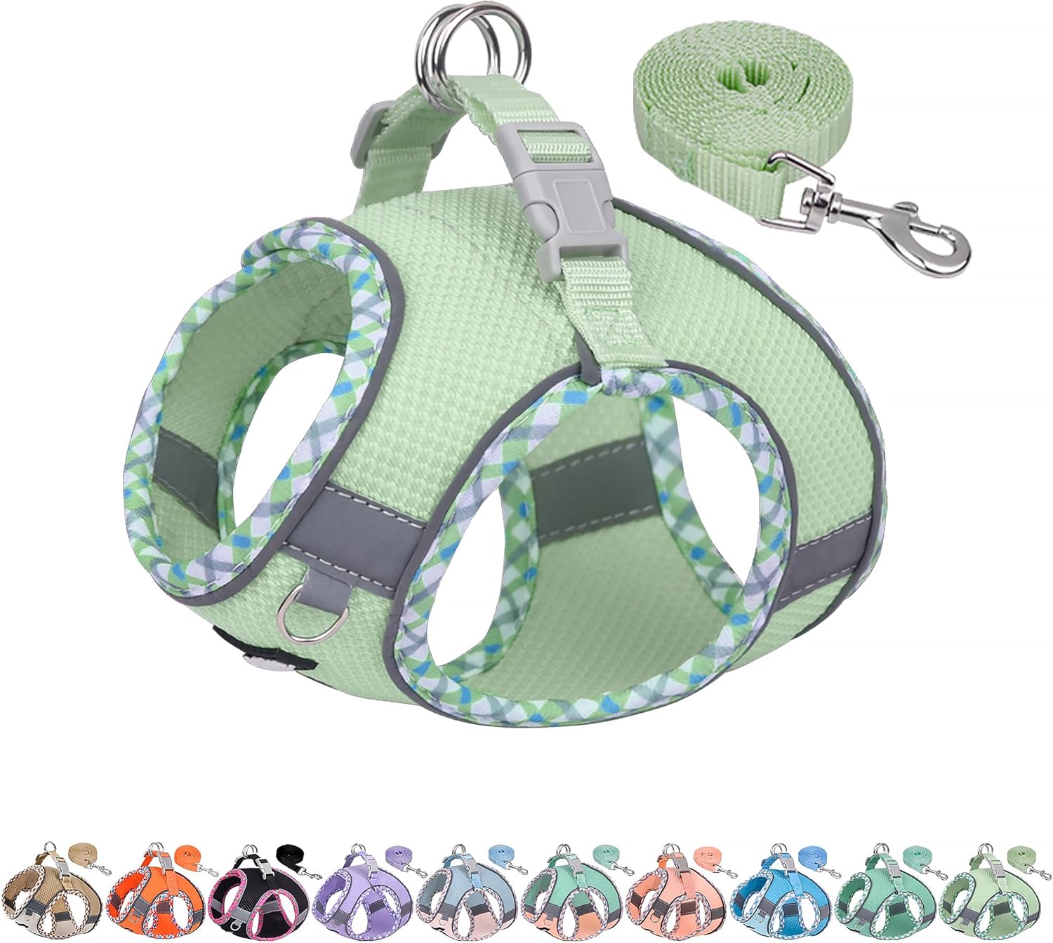 Escape-Proof Soft Dog Harness for Boston Terriers & Pekingese Escape-Proof Soft Dog Harness for Boston Terriers & Pekingese