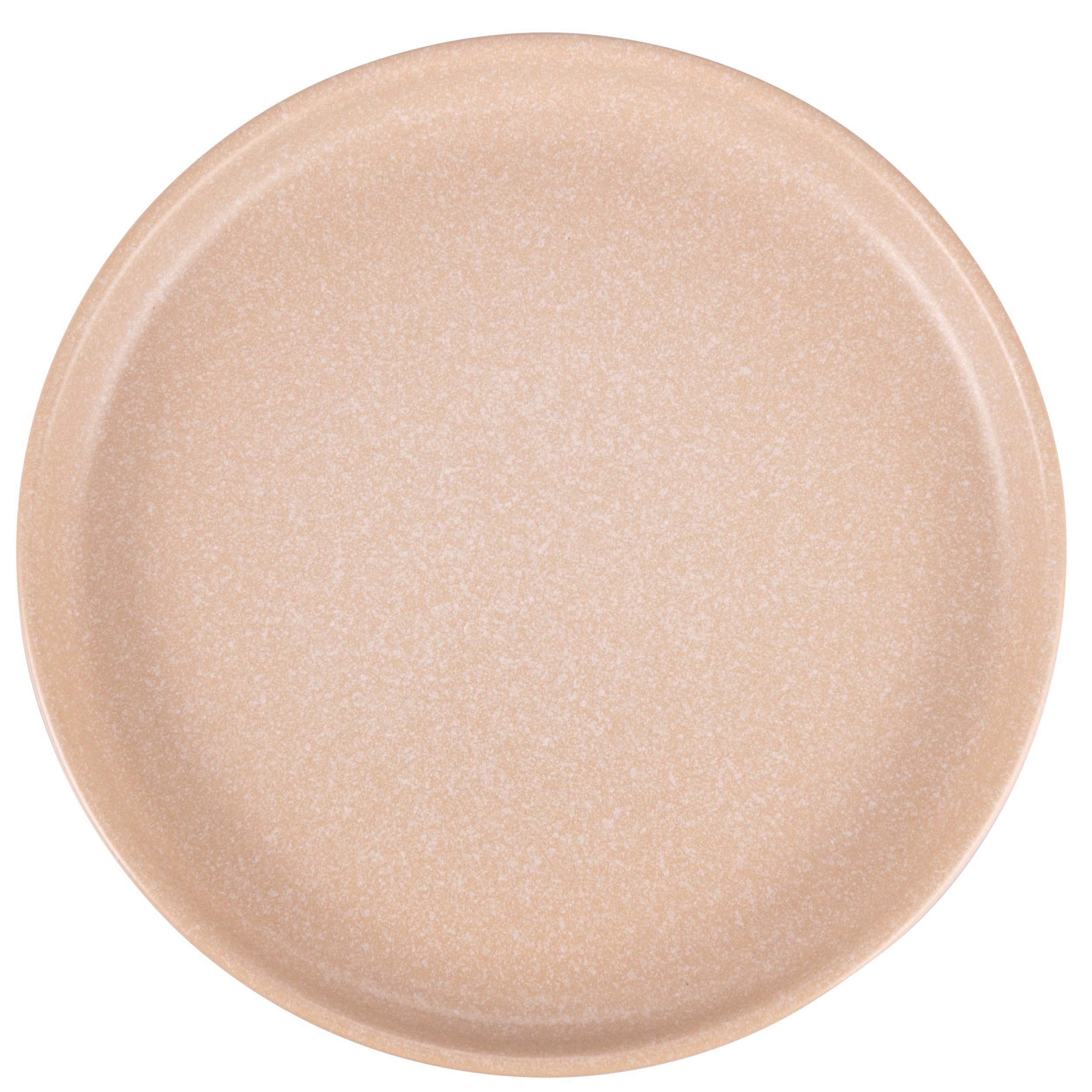Villa d'Este Home Tivoli Berlin - Juego de 6 platos de postre color mate con efecto piedra de gres,