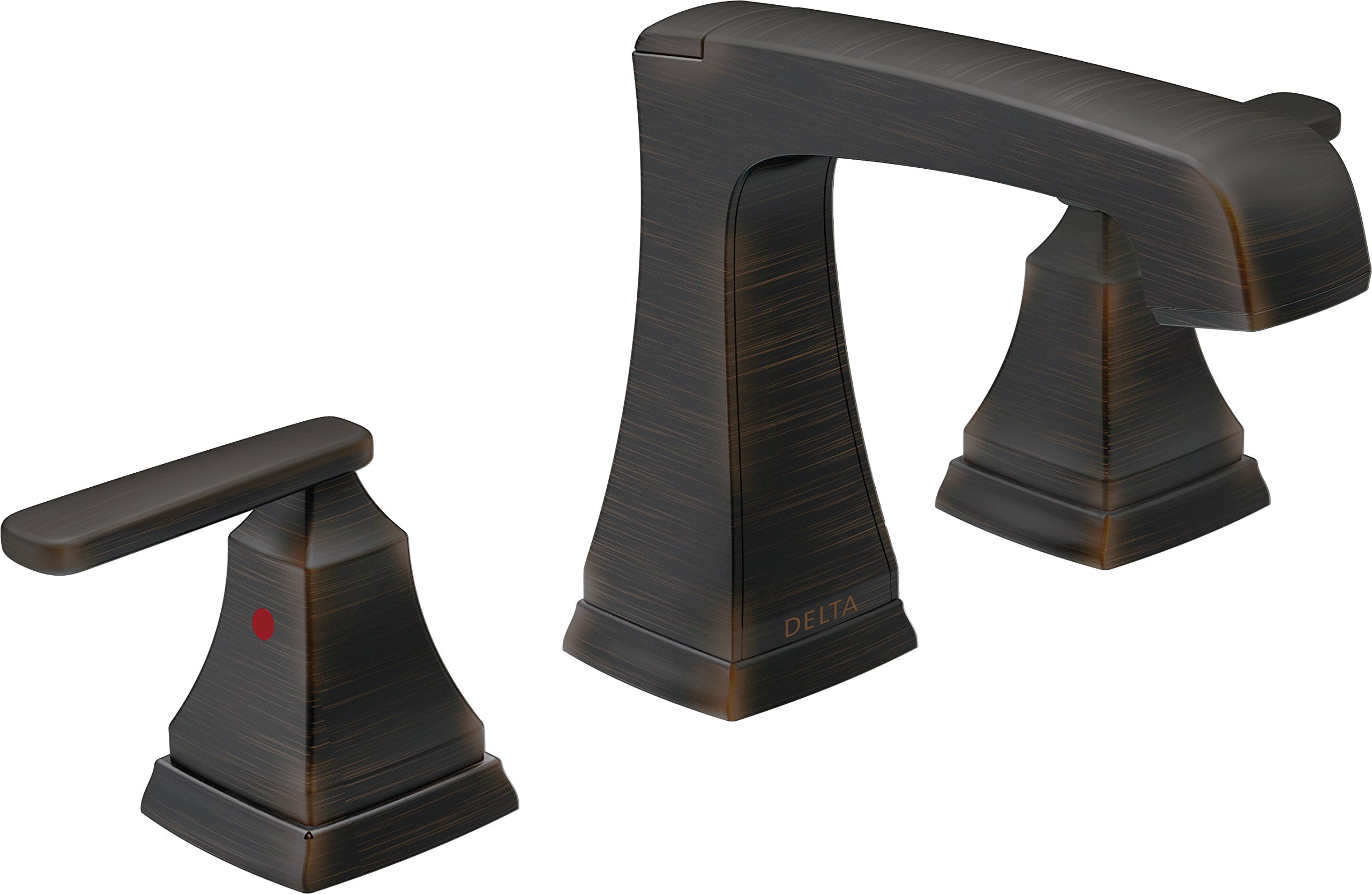 Delta Faucet Ashlyn Widespread Bathroom Faucet 3 Hole, Bronze Bathroom