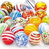 Vista 8 de FUTUREPLUSX 75 piezas de canicas azules a granel, para juegos de carreras de canicas para niños, guijarros de relleno para acuario