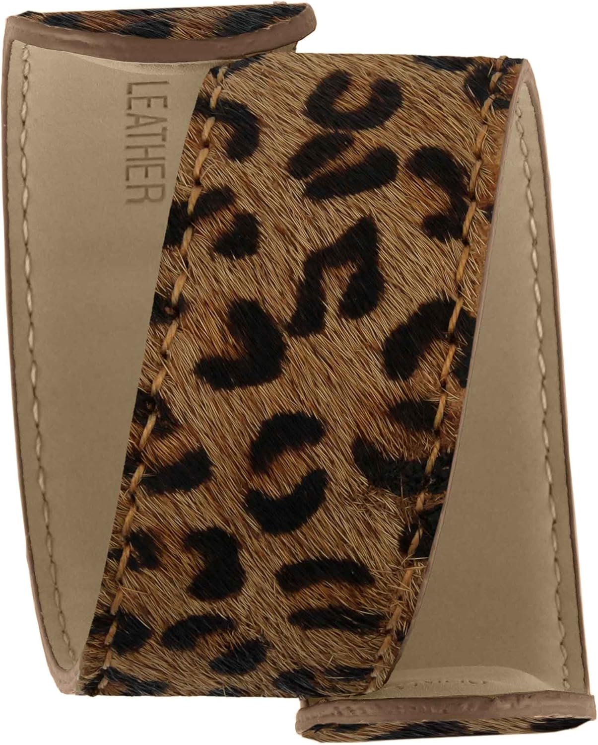 TKO Orlogi Extra Leather Slap Watch Band - Leopard Print