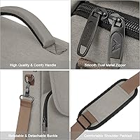 Vista 47 de MATEIN Bolsa tipo mensajero para hombres, mochila escolar para adolescentes, ligera de 17.3 pulgadas, maletín para laptop grande, bolsa cruzada