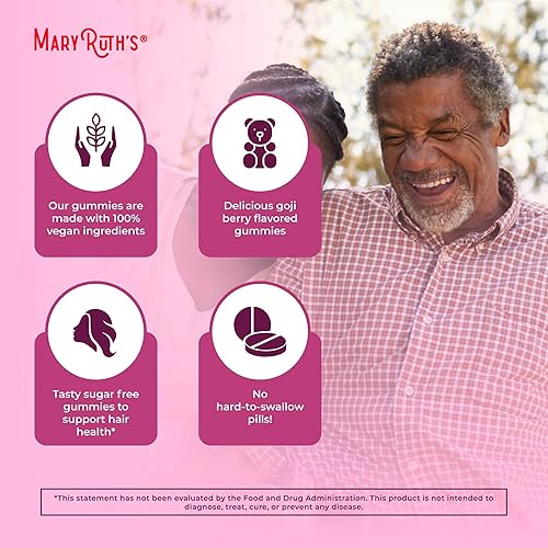 Miniatura 6 de Biotina | Sin azúcar | Suministro de 2 meses | Gomitas de biotina | Vitaminas de biotina para la piel del cabello y las uñas | Gomitas de biotina