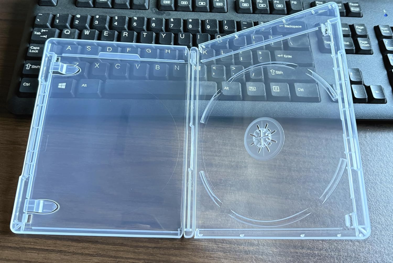 [NO Logo] 28 Clear 12.5 mm Viva Elite Blu-Ray Case Single 1 Disc Storage Holder