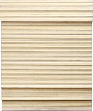 LazBlinds Cordless Bamboo Roman Shades for Windows, 26 W x 60 H