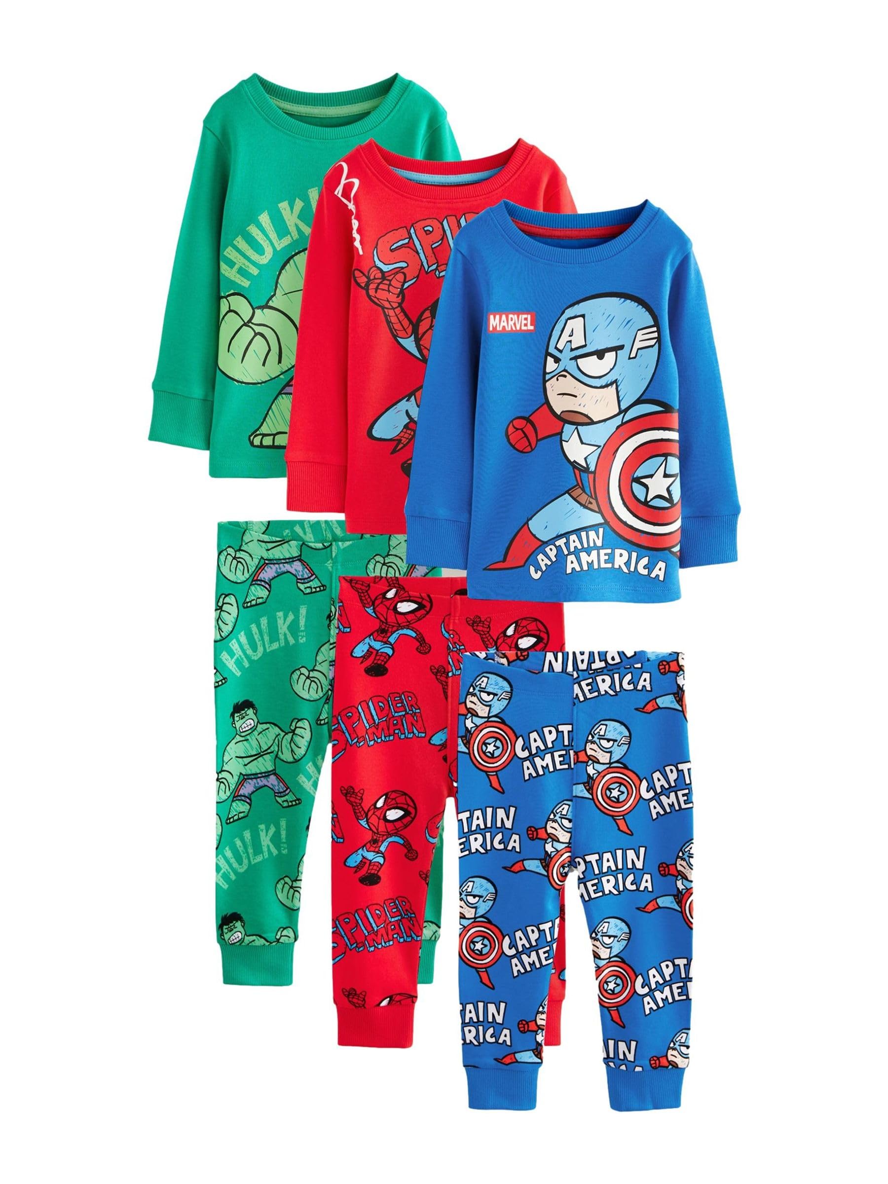 NEXT Garçon Lot de 3 Pyjamas douillets