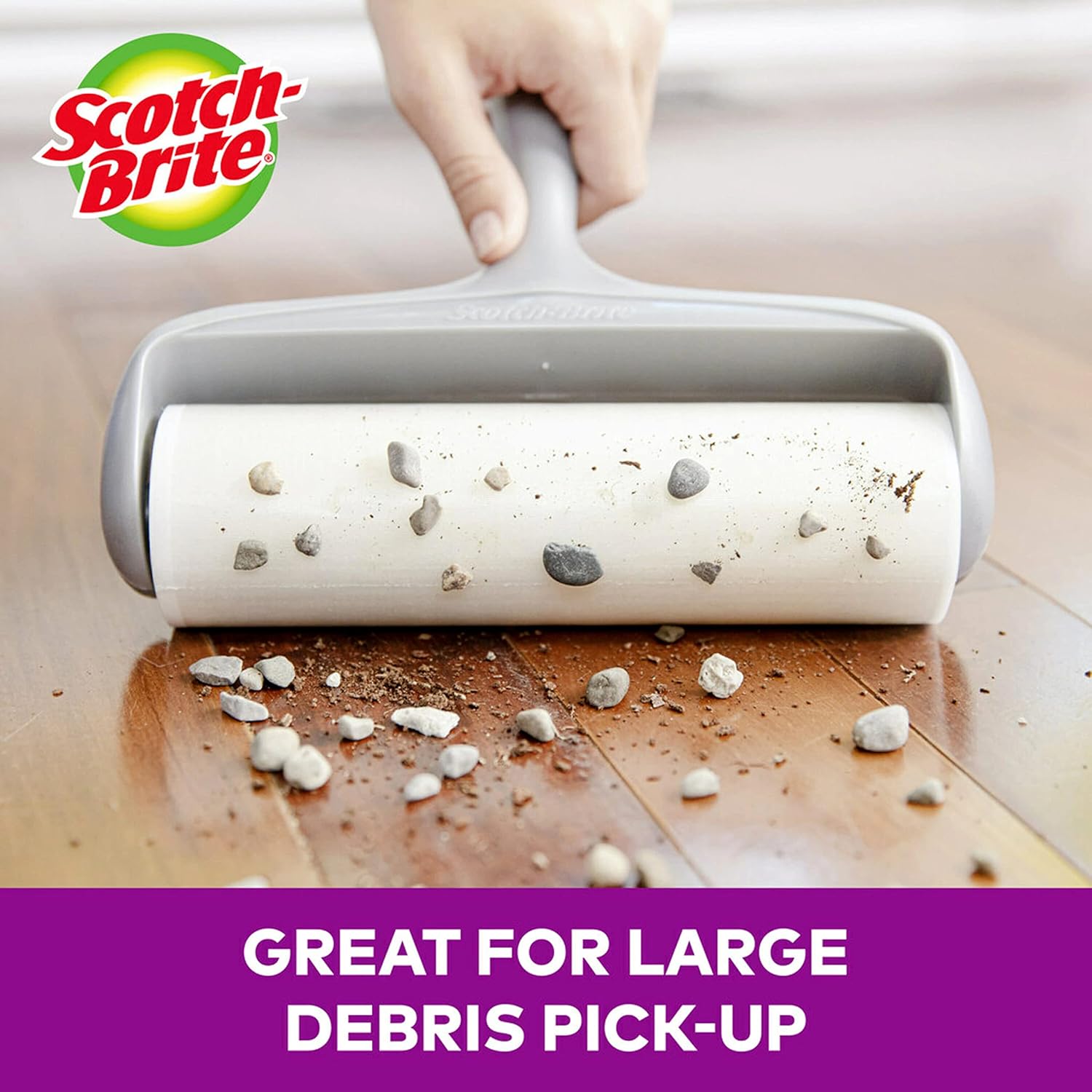 Scotch-Brite Pet Extra Sticky Large Surface Roller, Designed for Pet Hair, 60 Sheets : Pet Supplies
