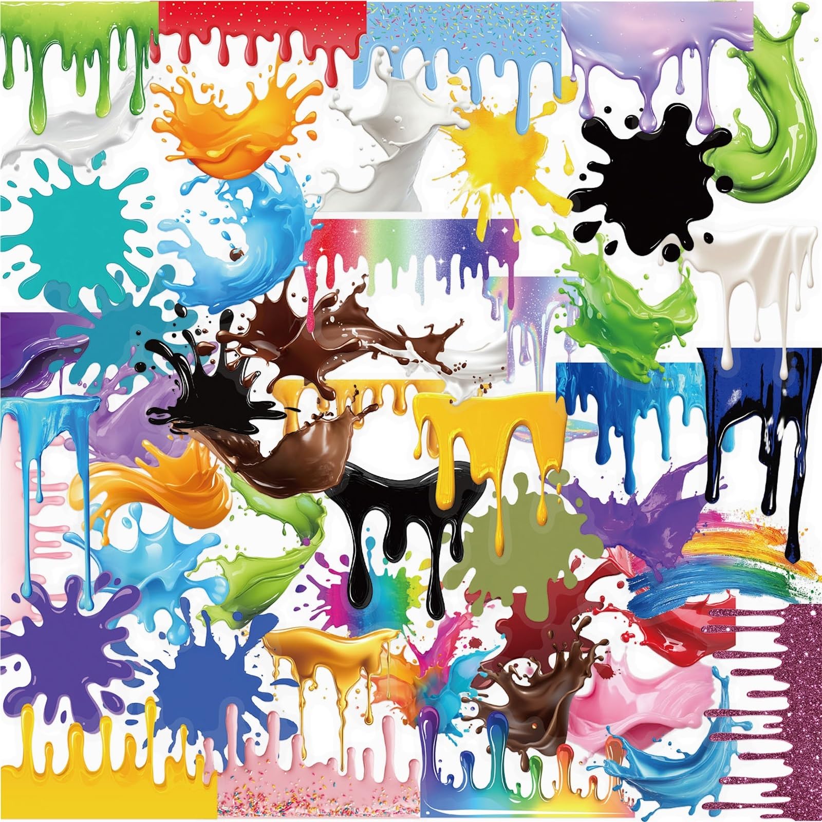 FGLFPXI 50-Pack Stickers Waterproof Stickers for Water Cup Guitar Notebook Student Stationery