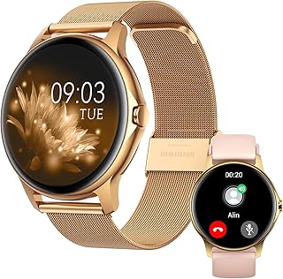Reloj Inteligente Mujer con Llamadas y Whatsapp, Parsonver 1.28