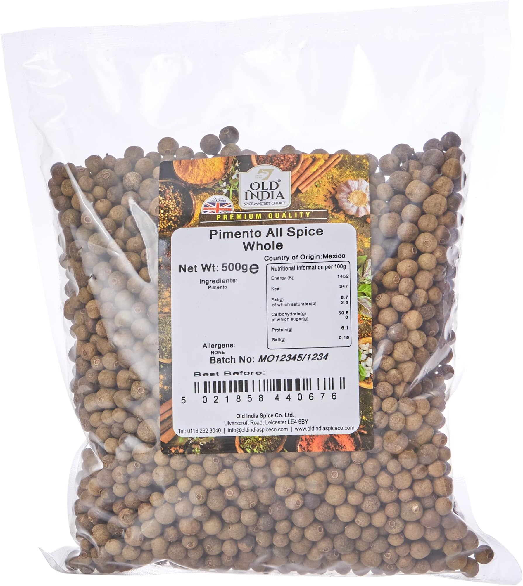 Pimento All Spice Whole 500g