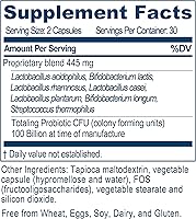 Vista 5 de Ayush Herbs Probiotic 100B, suplemento probiótico diario de hierbas ayurvédicas, 7 cepas probióticas, 60 cápsulas vegetarianas