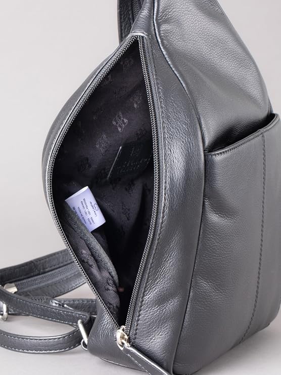 Langdale Leather Backpack (Black)