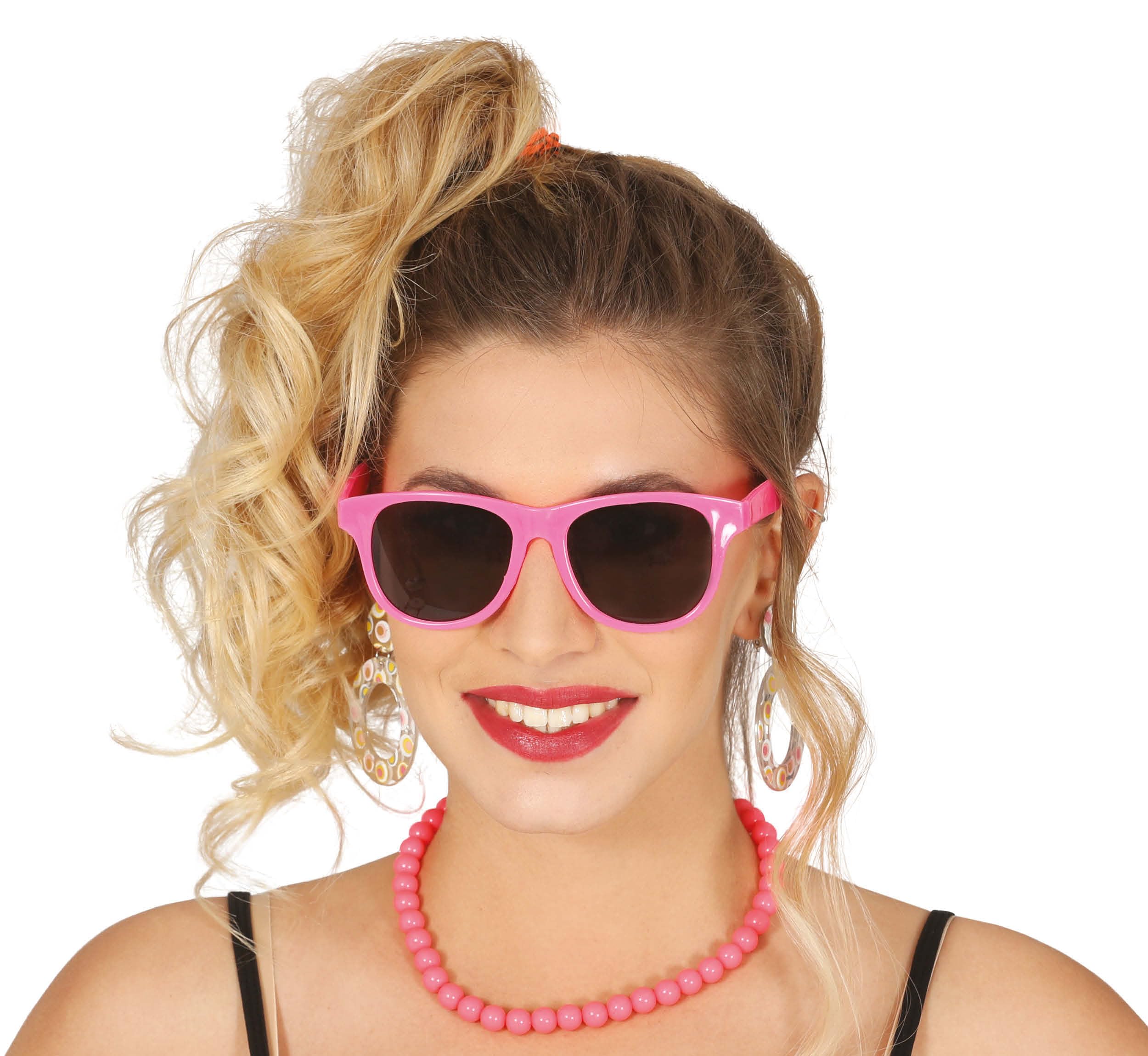FIESTAS GUIRCA Neon Pink Glasses