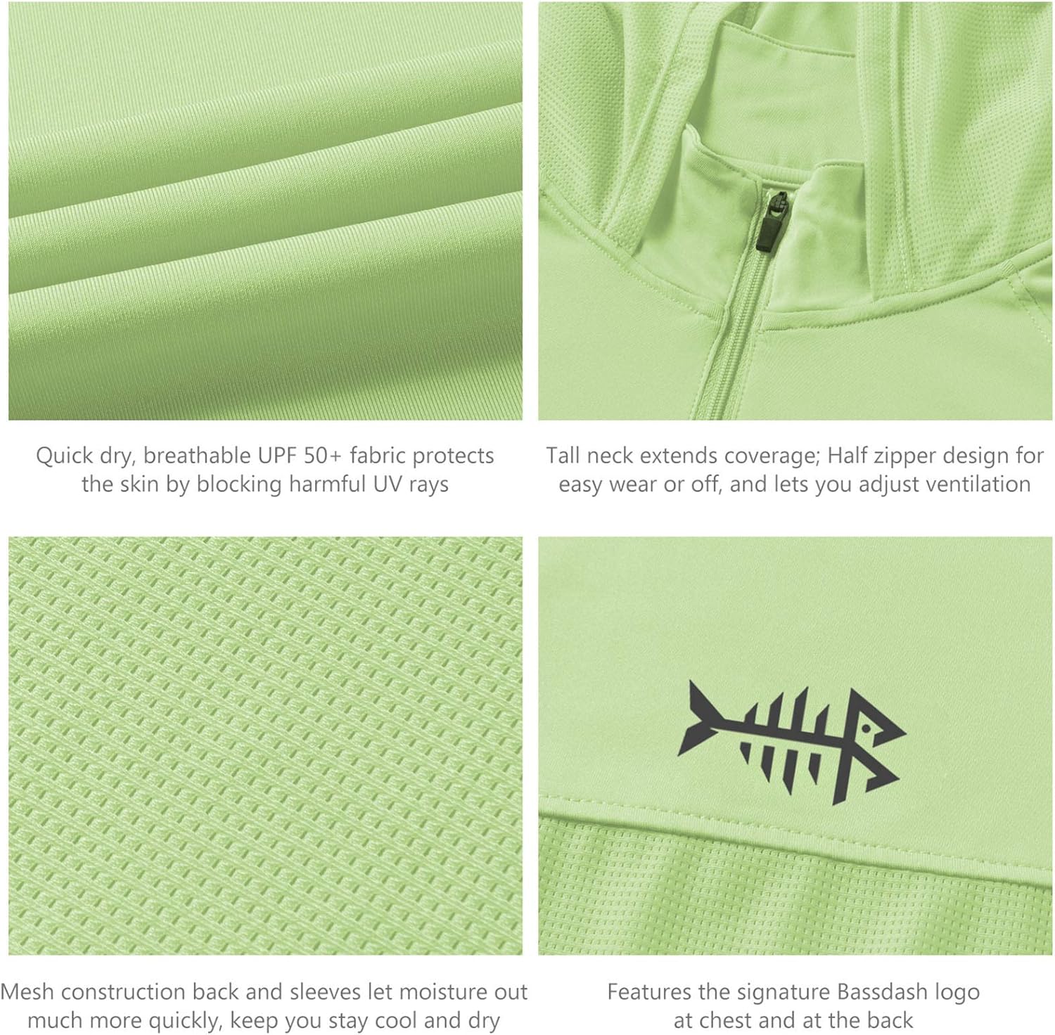 BASSDASH Women’s UPF 50+ Performance Hoodie Long Sleeve UV Fishing Hiking Shirt - Image 3