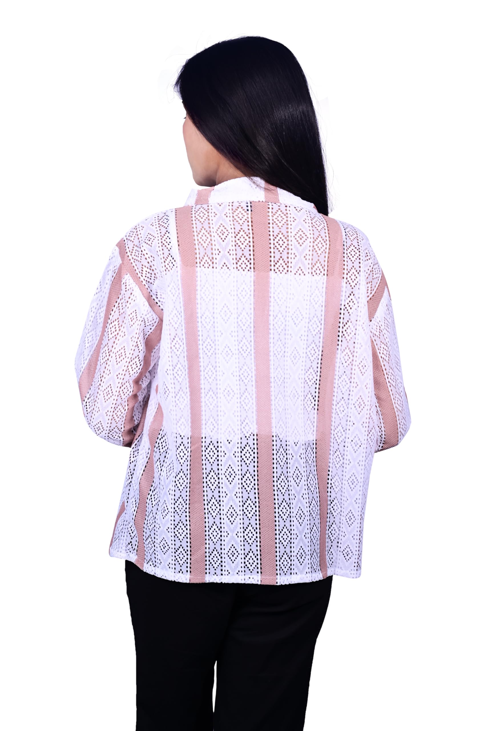 Shobha Collections Women Cotton Net Casual 2 Pcs Top| Casual & Festive Shrug Set for Girls and Women-picture-34