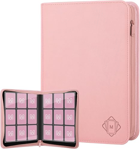 Miniatura 32 de Carpeta de Tarjetas Premium de 16 Bolsillos, Carpeta de Tarjetas de Intercambio Sostiene hasta 1000+ Tarjetas Álbum de Colección de Tarjetas 12