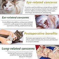 Vista 5 de Antibióticos naturales para gatos, suplementos para mascotas, 2 onzas líquidas/1 paquete de multivitamínicos para gatos, antibiótico para gatos