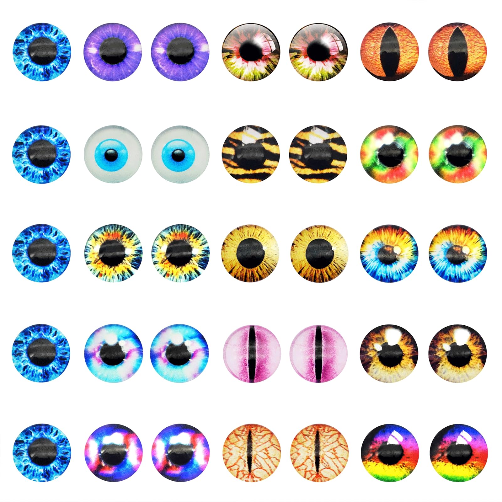 Yeux de poupée en cabochon pour réussir facilement les regards de vos personnages