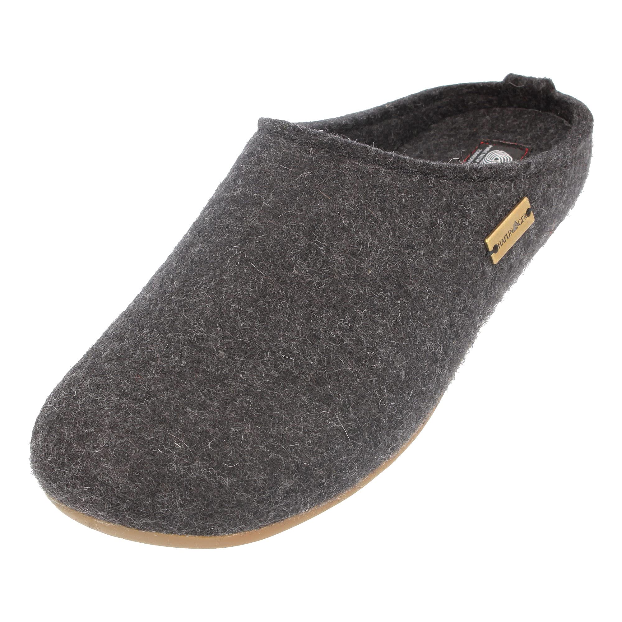 HAFLINGER Unisex Felt Slipper | Everest Fundus, Charcoal