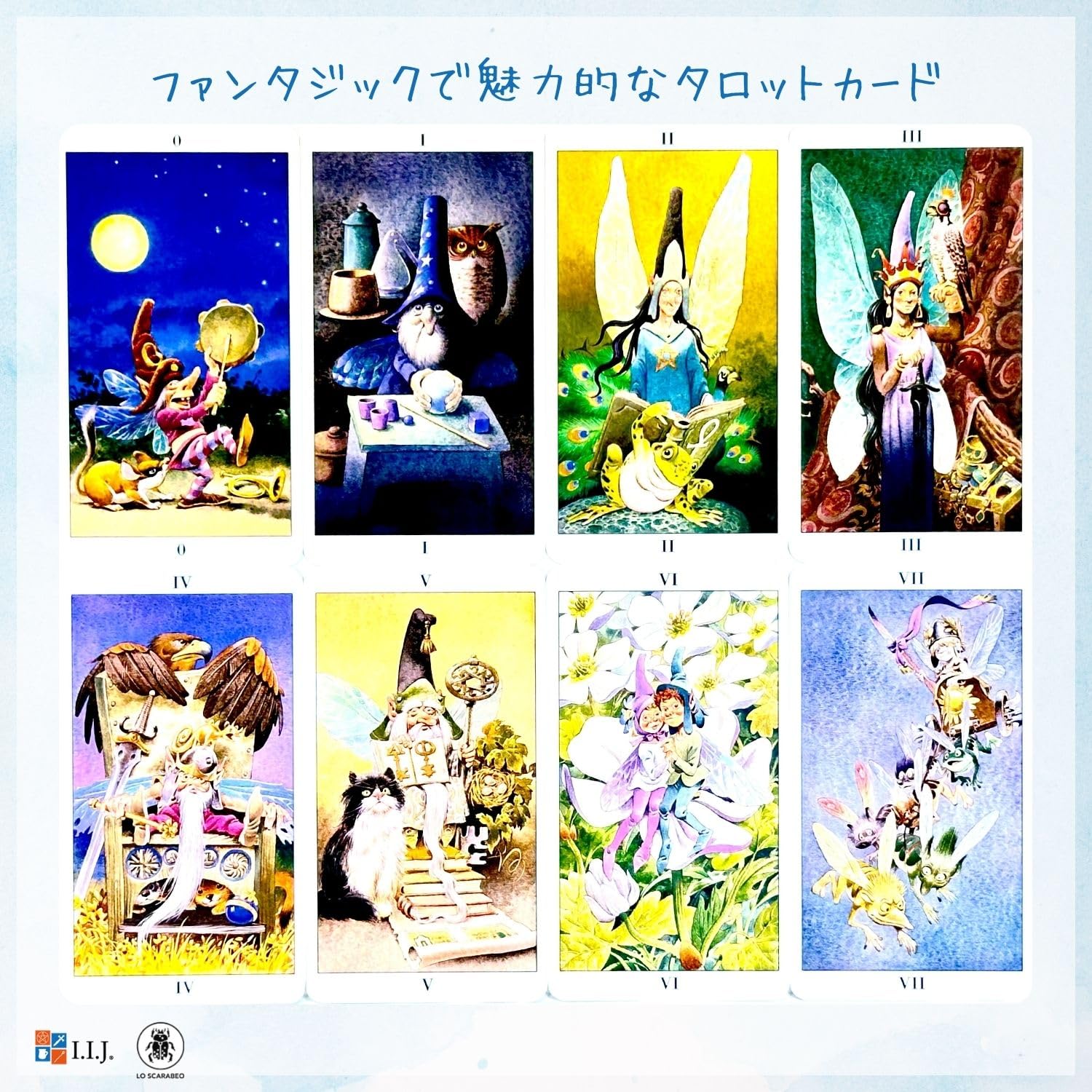 Amazon.co.jp: I.I.J タロットカード フェアリー・タロット Fairy