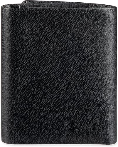 Miniatura 3 de Haggar Billetera triple RFID de cuero para hombre