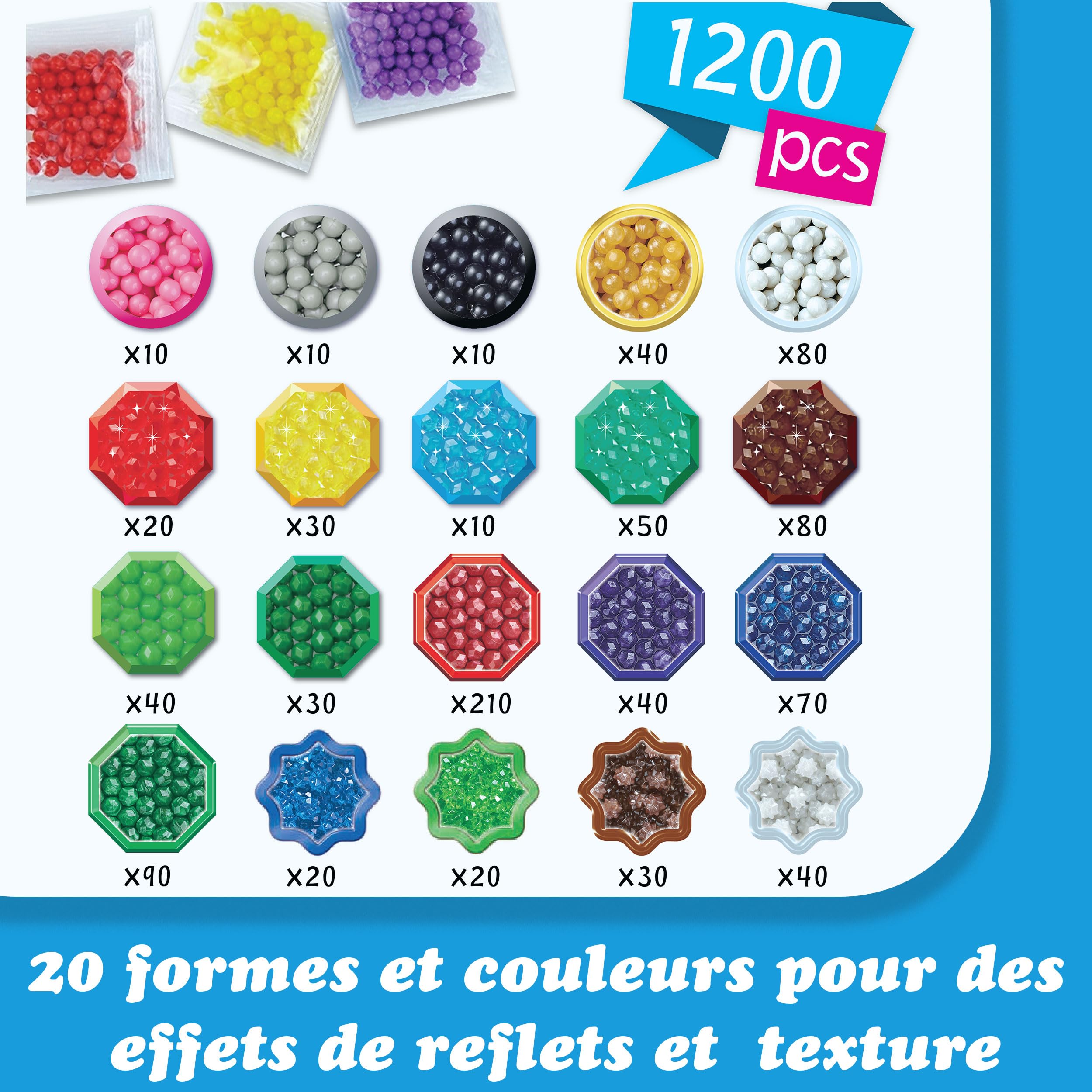 Aquabeads - La Terre des Dinosaures - Kit de Loisirs créatifs - Activité Manuelle Enfants en
