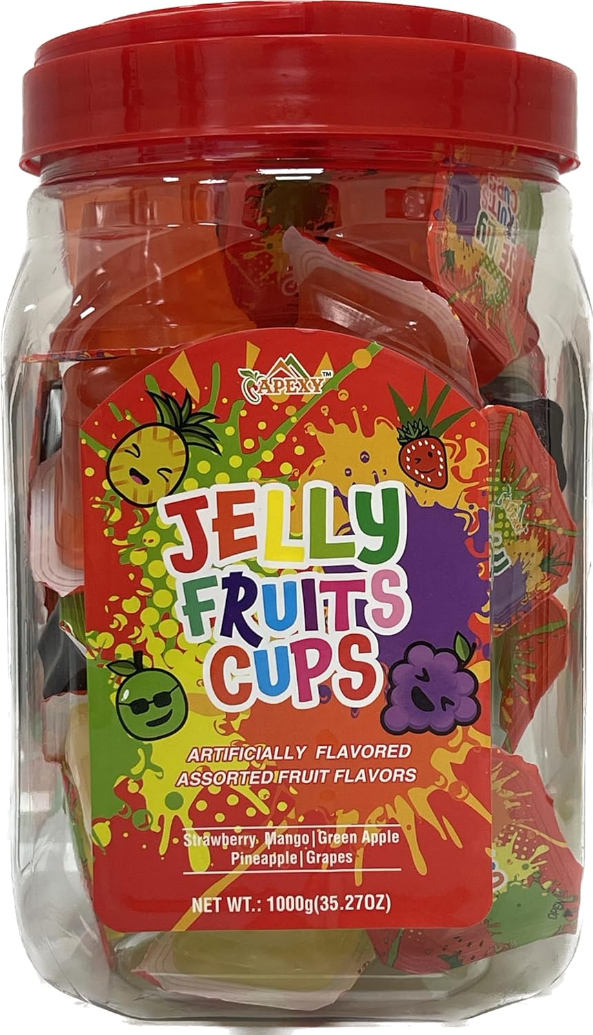 Apexy Fruit jelly cups Fruit Jelly Candy Fruit Juice Jelly Cups