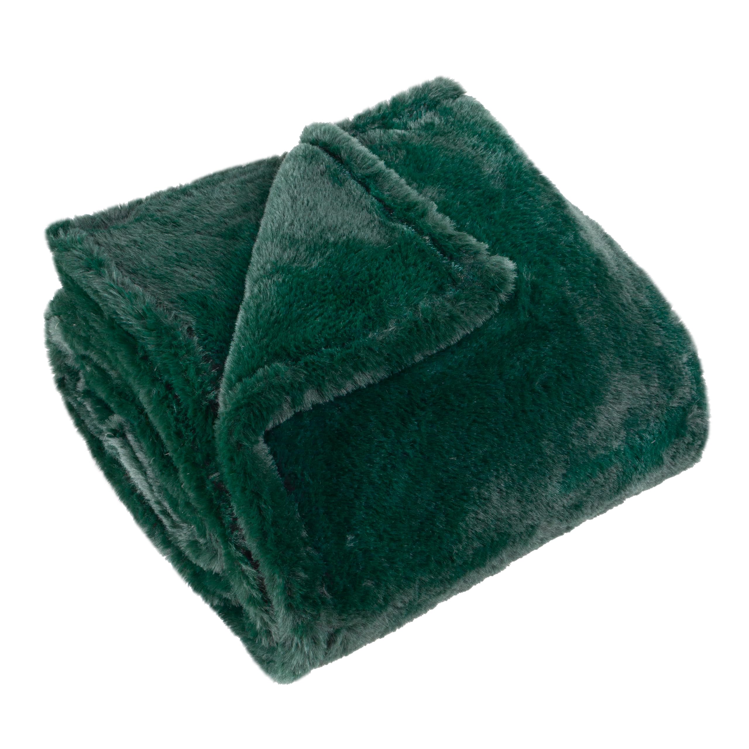 Furn - Throw - Faux Fur - Green