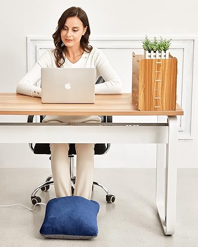 Miniatura 5 de Calentadores de pies eléctricos para mujeres y hombres  Botas de calentamiento rápido de pies con 3 ajustes de temperatura, suela lavable a máquina